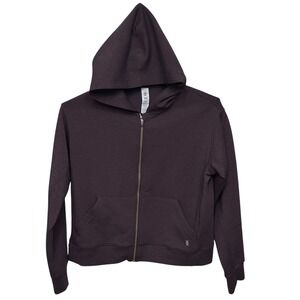 Rhone Warm Up Tech Full Zip Hoodie Brown Men's Size Medium StreetWear Jacket